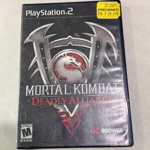 Ps2 mortal kombat deadly alliance-no manual